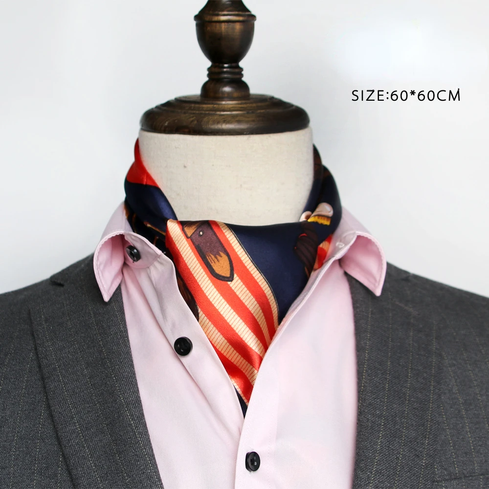 Britse Heren Zijden Sjaal Klei - Silk Scarf Square recensie en prijs